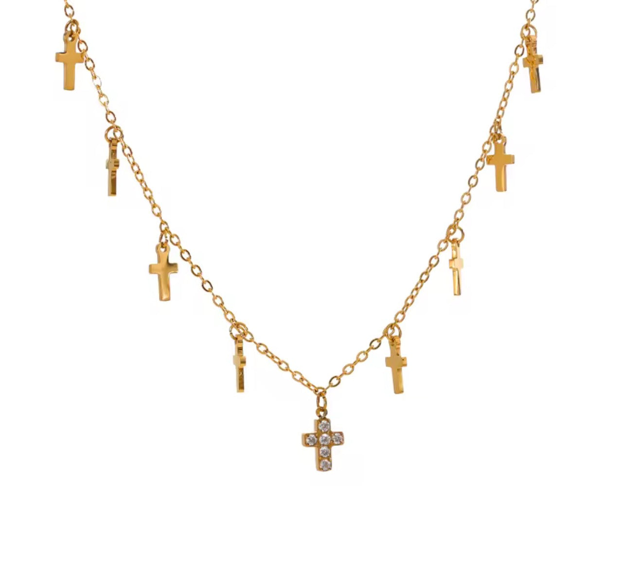 “Mini cruces” Necklace