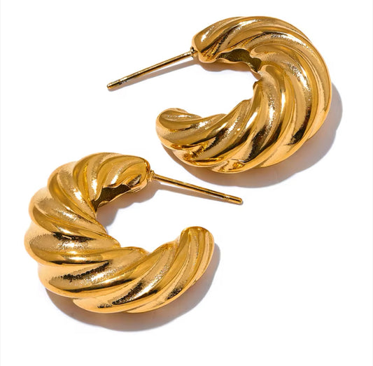 Croissant earrings