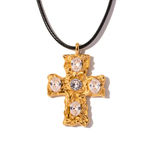 Boho Cross Necklace