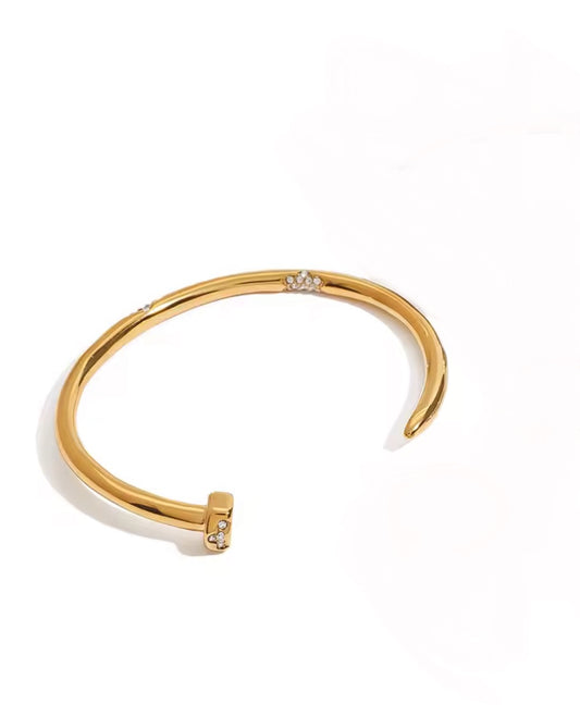 “Nail”Bangle Bracelet