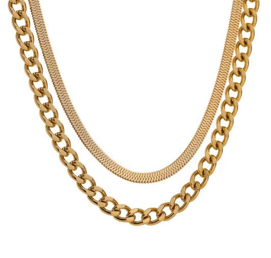 Doble chain Necklace