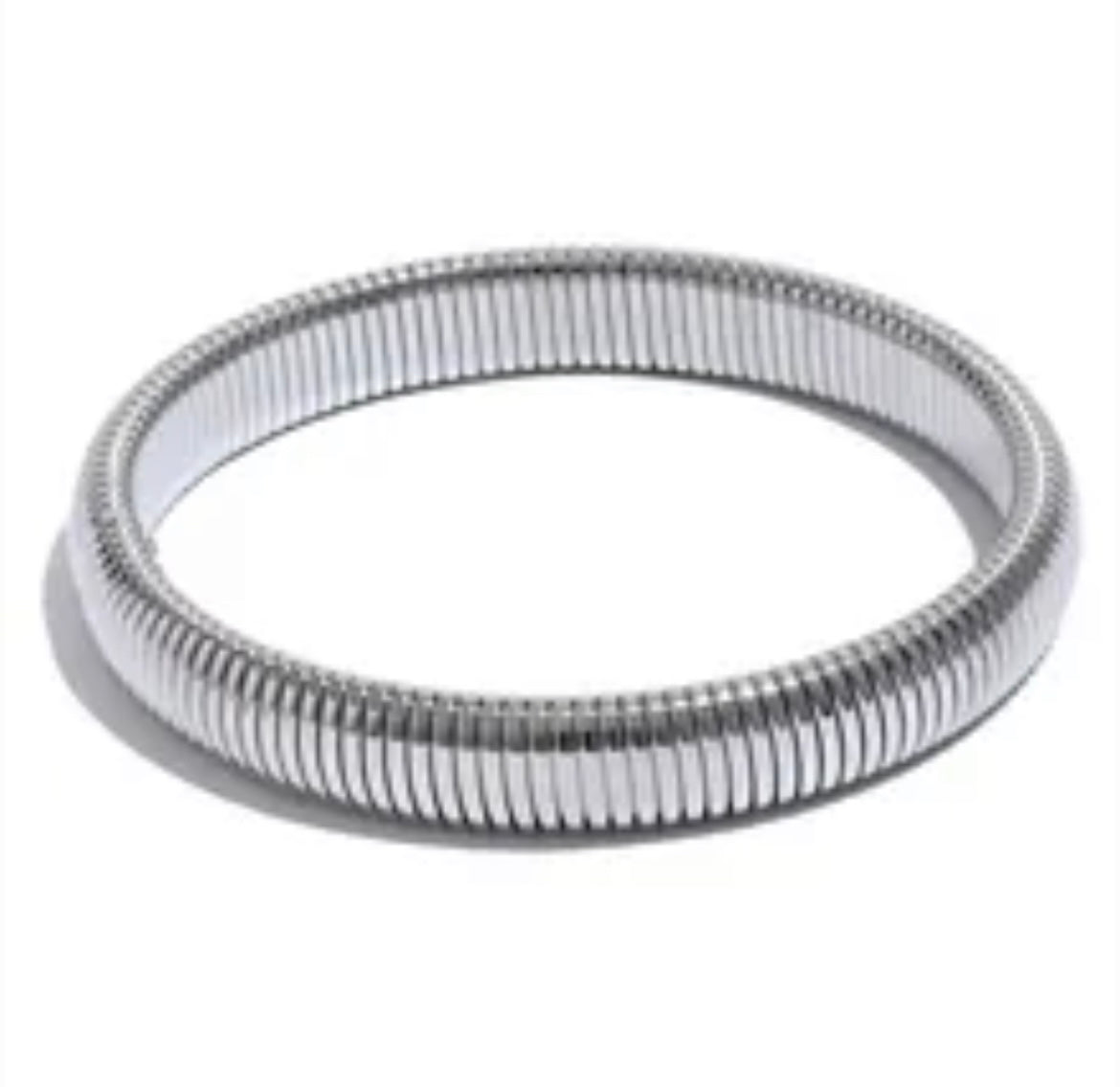 Monic Silver Bangle 10mm