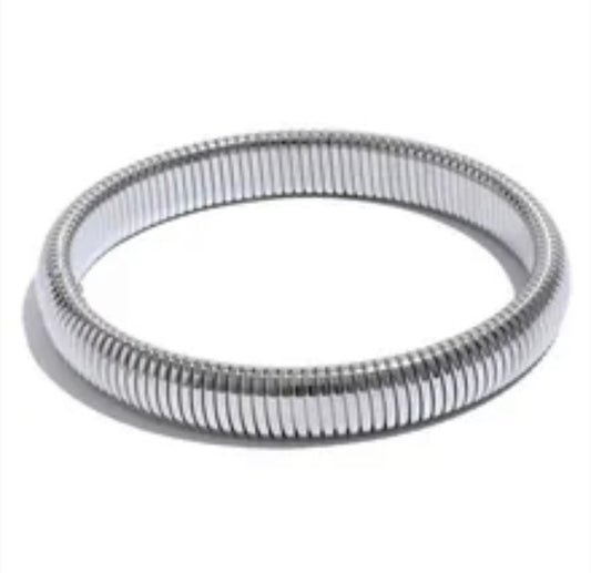 Monic Silver Bangle 10mm