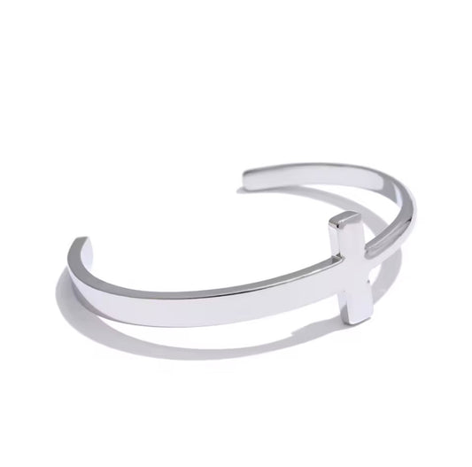 “Cruz” Bangle Silver