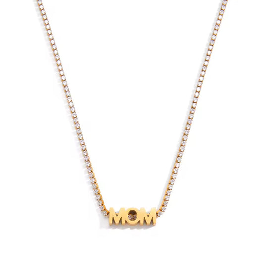 “Mom” Necklace